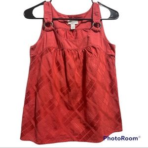 LOFT Ann Taylor Coral Blouse size XS